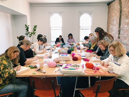 Radiating brooch workshop with Vicki Mason (2022)