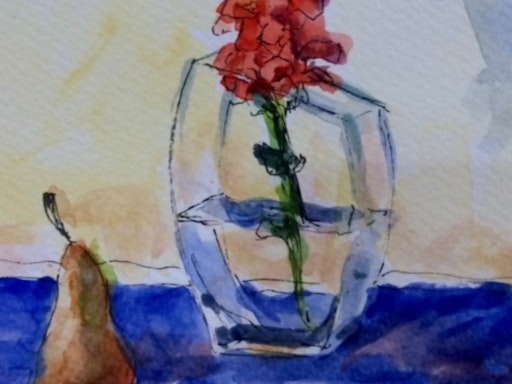 Sketching ink watercolour painting art workshop class drawin