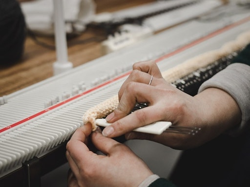 Knitting Machine Basics - machine provided