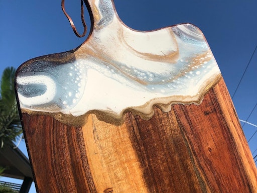 Resin Serving Board Workshop