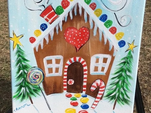 Paint & Sip Northcote - Ginger bread house