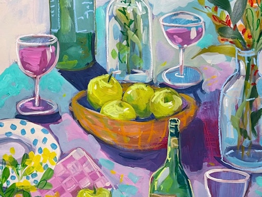 LOOSE LANDSCAPES IN ACRYLIC WITH CLAIR BREMNER