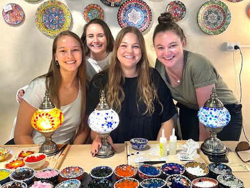 Launceston Mosaic Lamp Making Workshop | Art Masterclass