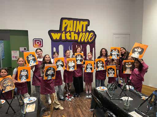 School Holidays Kids Class - Painting Puppy