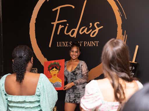 Frida's Flowers Sip n' Paint: Tote or Canvas (Freo)