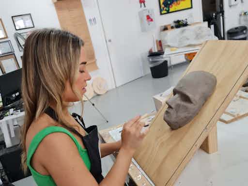 Clay Face Sculpture Basics - Infinite Arts Studio