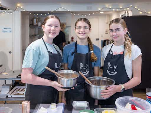 Brisbane kids cooking class. Asian menu.