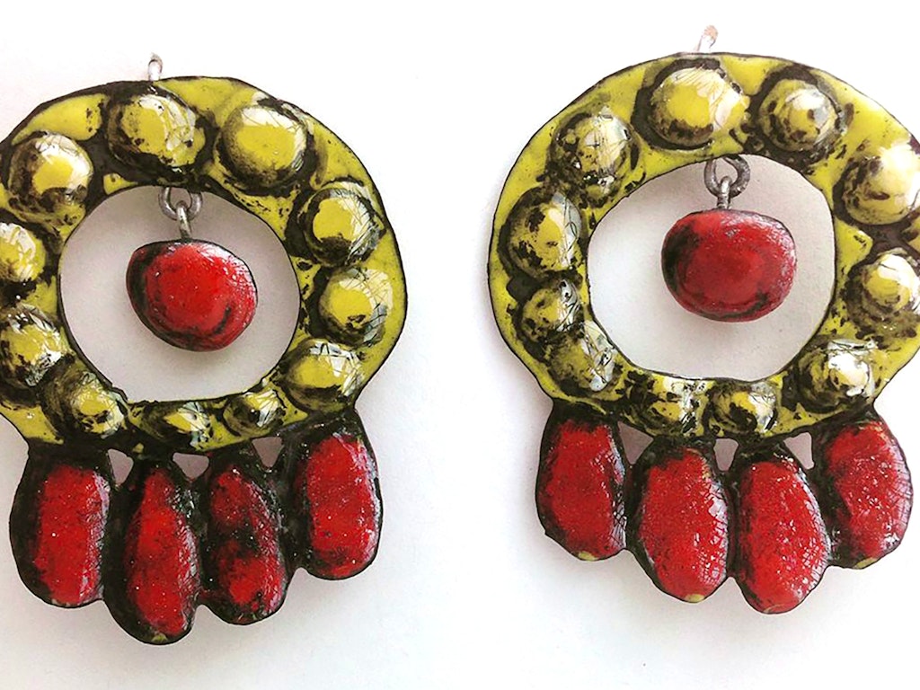 Linda Blair Liquid Enamel jewellery