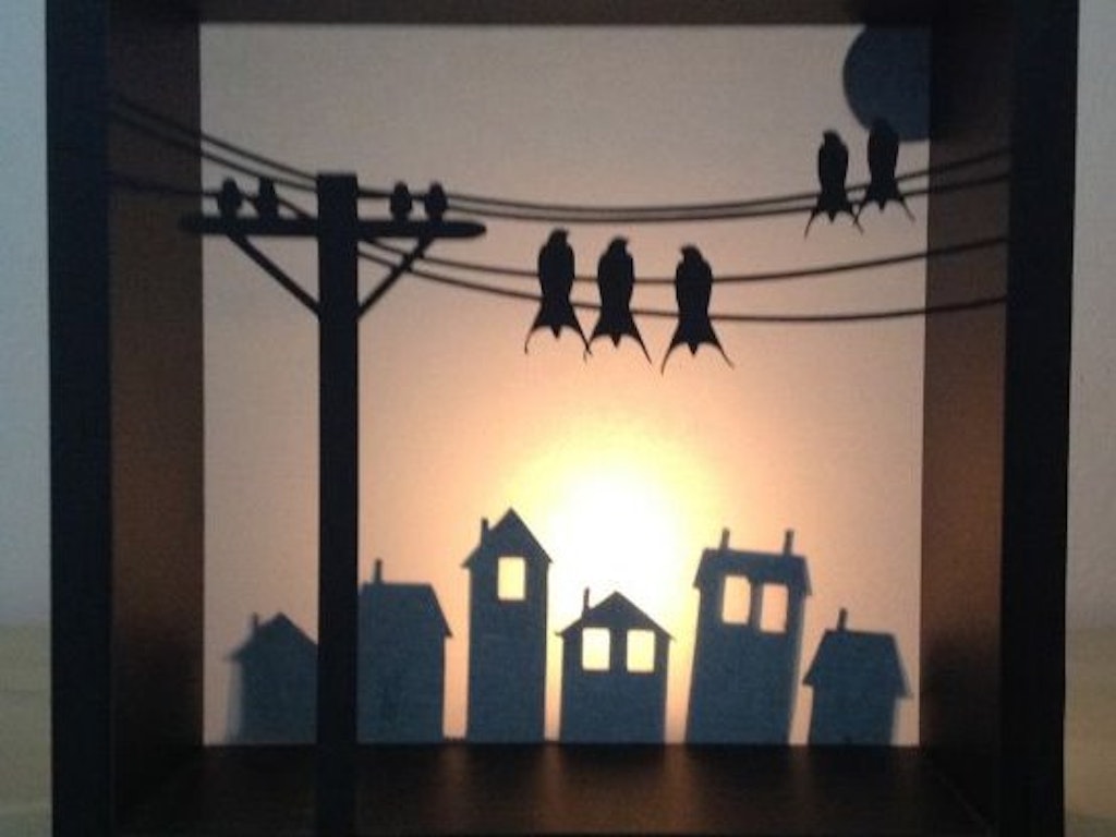 Shadow Light Boxes -Xmas Story Telling through art