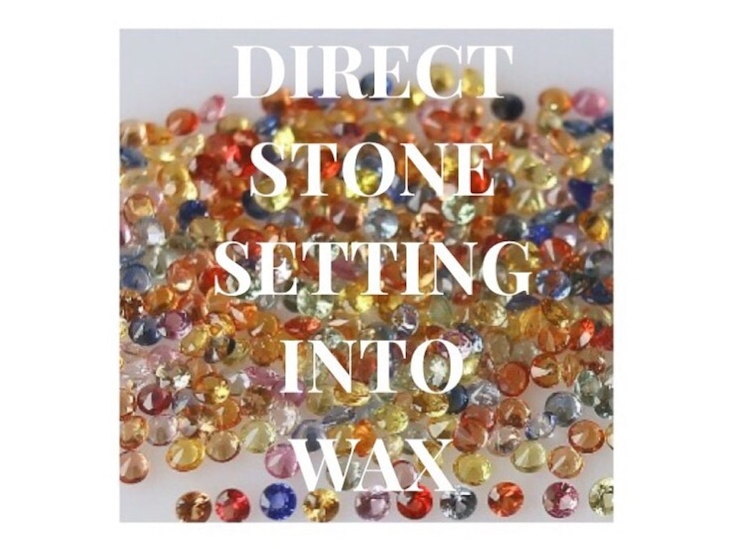 Direct Stone Setting Into Wax