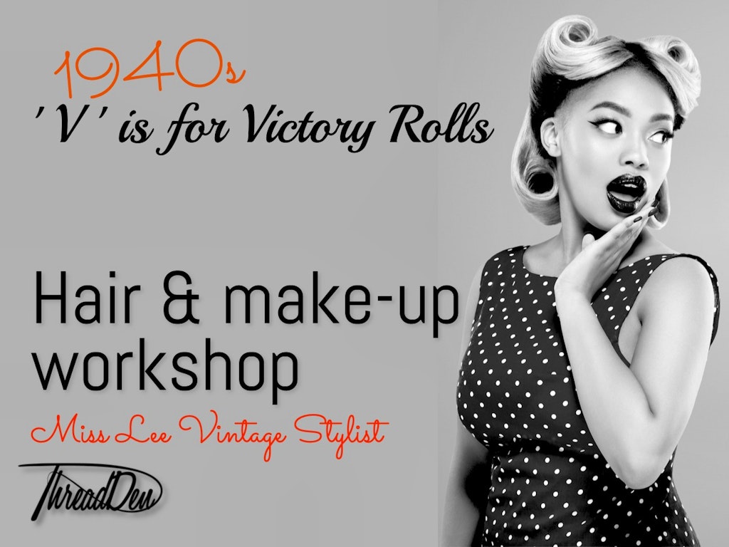 1940s hair and make up b&w (1)