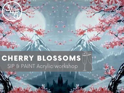 Beginners Painting Workshop Cherry Blossoms 28 Feb 2020