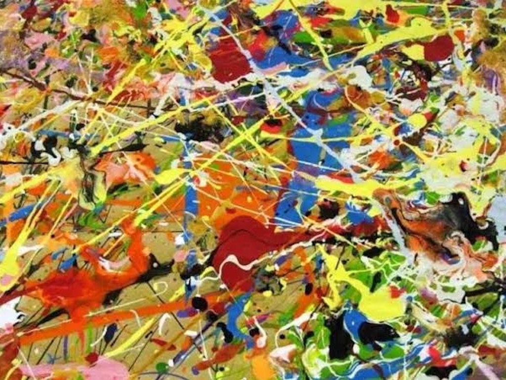 Jackson Pollock - Action Painting Holiday Program