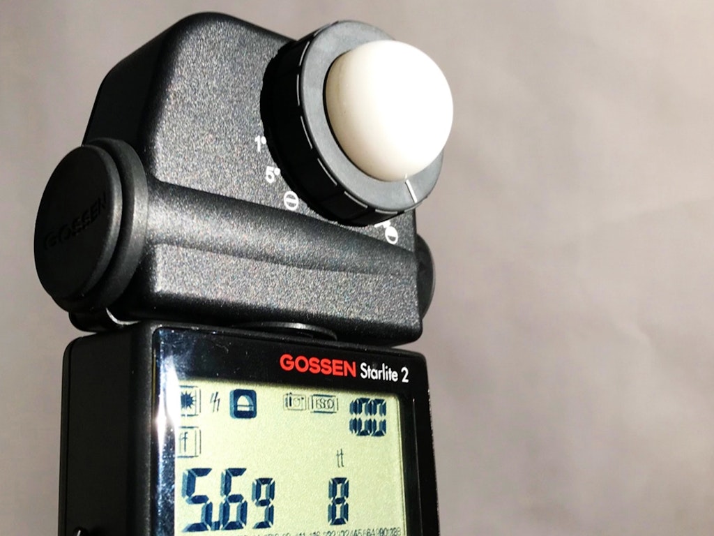 Using a light meter