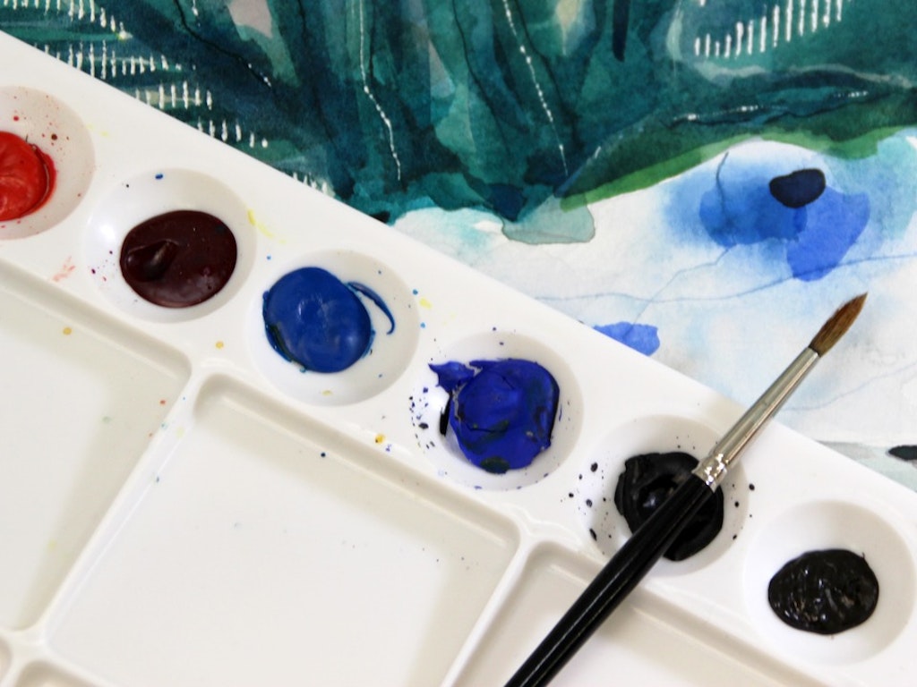Online watercolour tutorial for beginners by Stefan Gevers