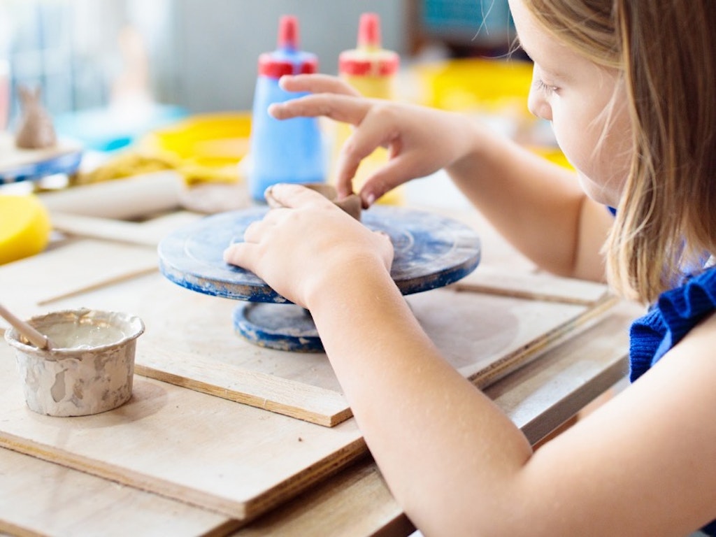 Kids holiday ceramics hand building class!