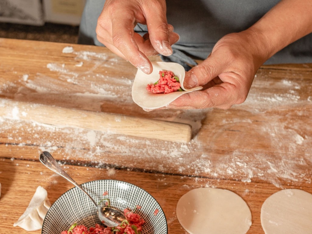 Online Dumpling Making with Ingredients Kit
