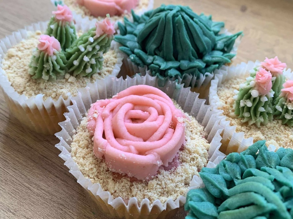Succulent Cupcake Decorating Class - Beyond Cupcakes Sydney