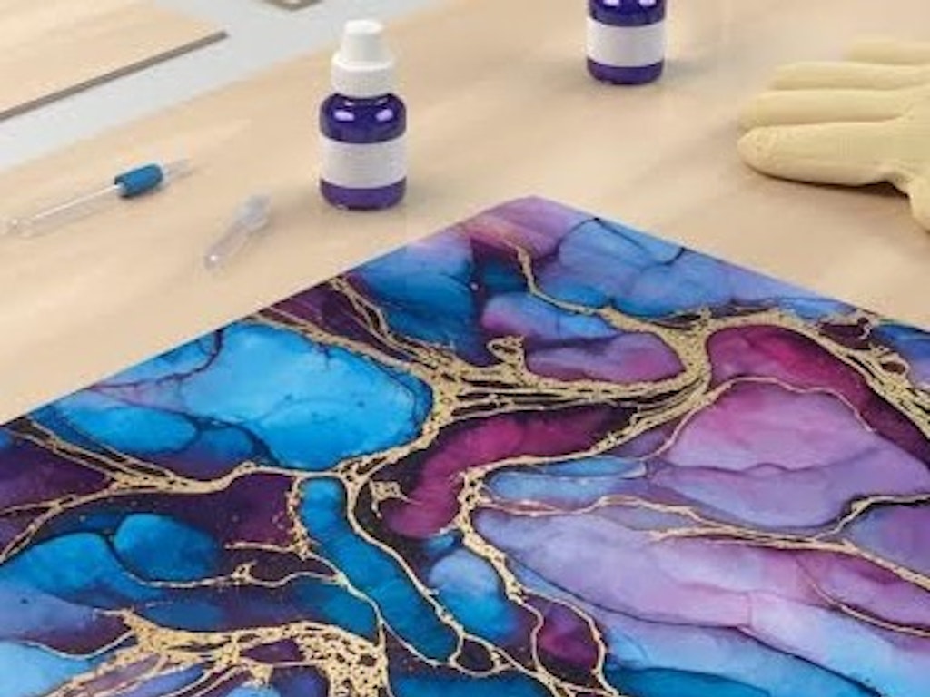 Alcohol Ink Fluid Art