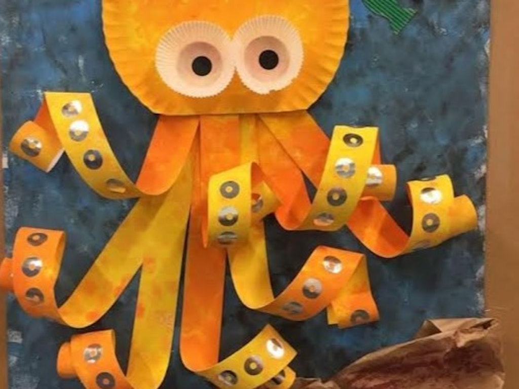 Octopus 3D painting (Holiday Program)