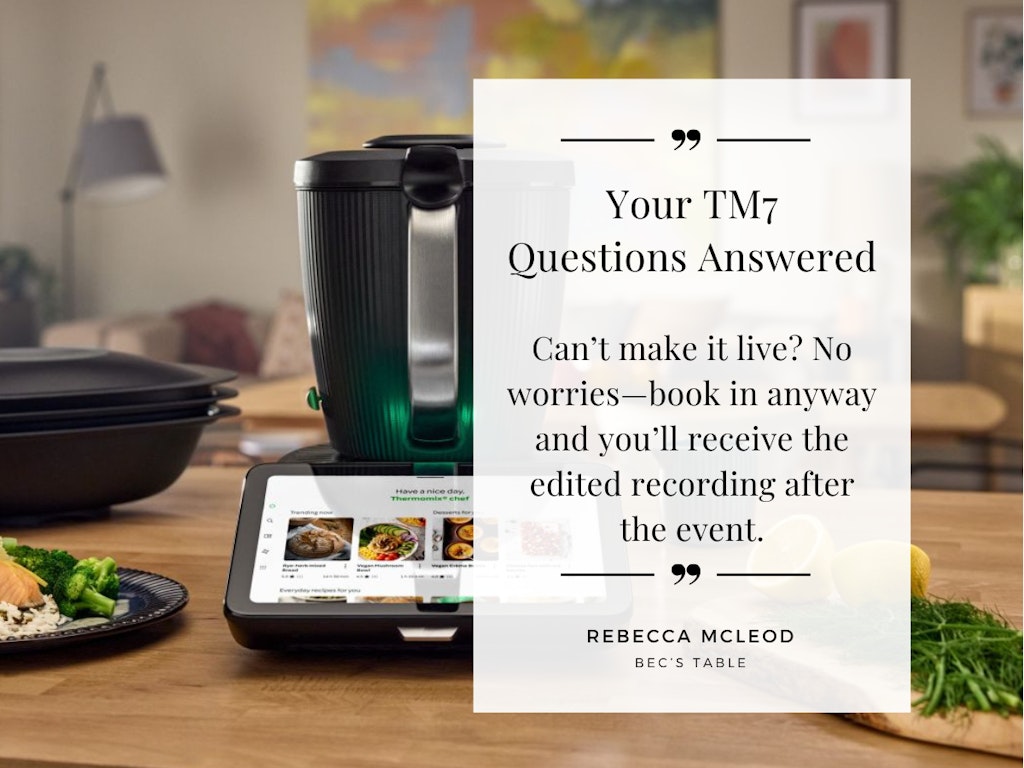TM7 Insider Chat: For Everyone - Bec's Table Cooking School
