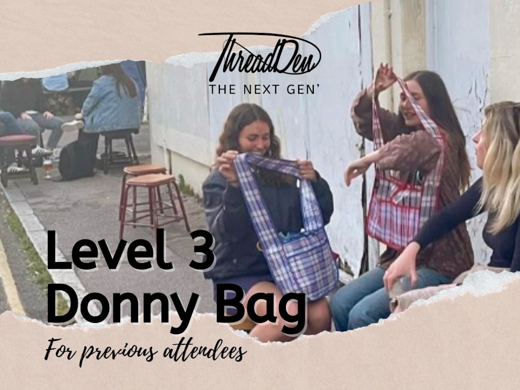 Sew the Donny Bag: Level 3 Kids Sewing (Fitzroy)
