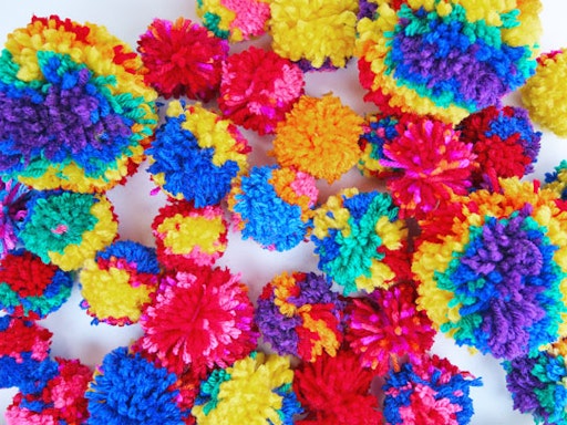 Make Magic Pompoms at Kin & Kind (Photo Via Babble Dabble Do)