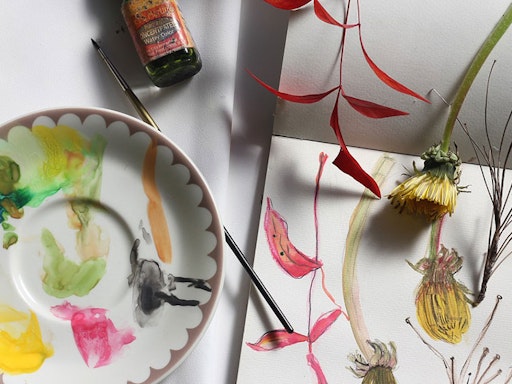 Start a Visual Journal: Watercolour & Inks with Classbunny